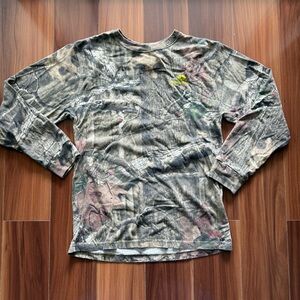 MOSSY OAK BREAK UP INFINITY Youth XL Long Sleeve Camo T-SHIRT